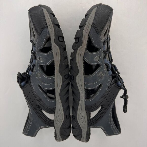 Ozark Trail Mens MN0T28HY177 Blue Bungee Lace Closed Toe Size 10 Hiking Sandals - Picture 7 of 9